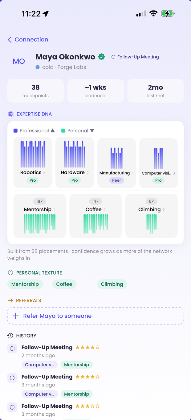 Expertise DNA profile